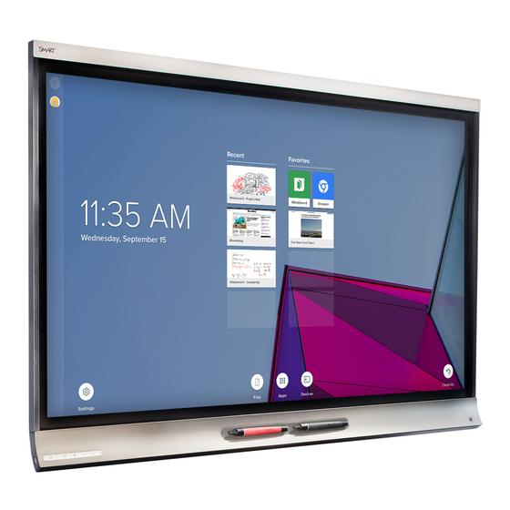 SMART Board 6000 Pro Series Manual