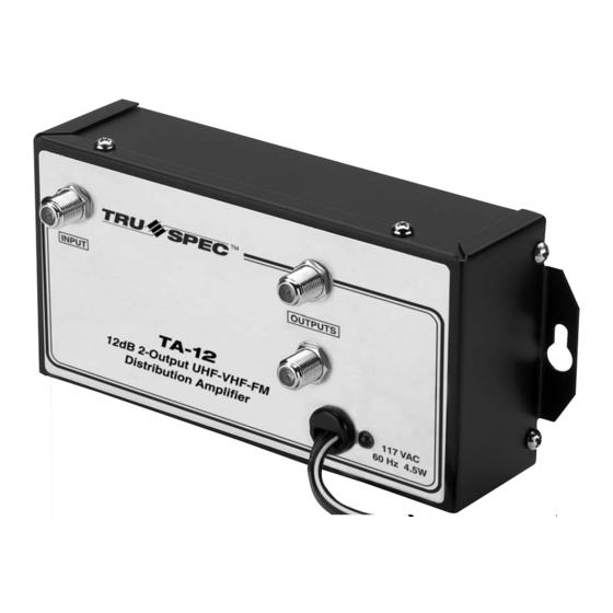 Pico Macom TA-12 Installation And Operation Manual