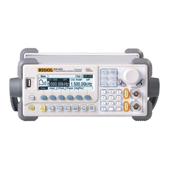 Rigol DG1012 User Manual