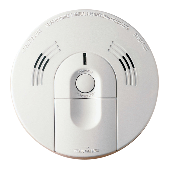 Kidde KN-COSMXTR-BA - Smoke and Carbon Monoxide Alarm Manual
