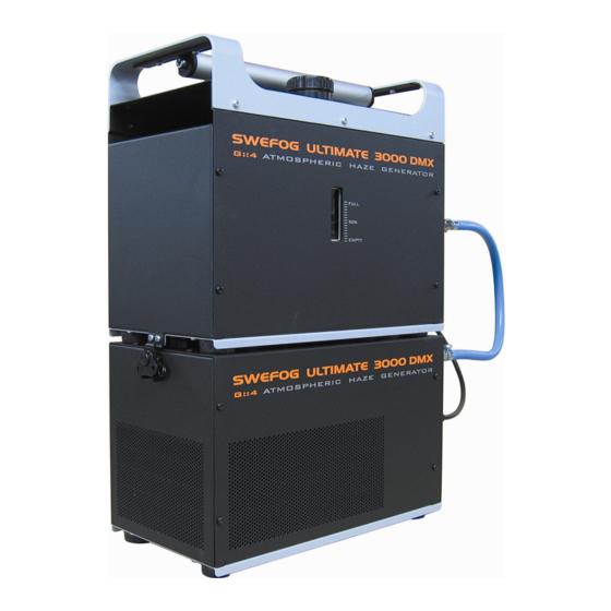 Swefog Ultimate 3000DMX Haze Generator Manuals