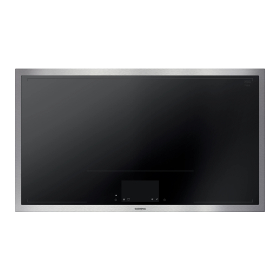 Gaggenau CX48261 Series Installation Instructions Manual
