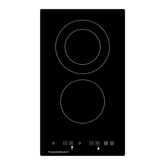 Kuppersbusch EKE3721.1ED Ceramic Hob Manuals