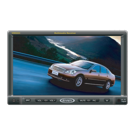 Jensen VM9223 Operation Manual