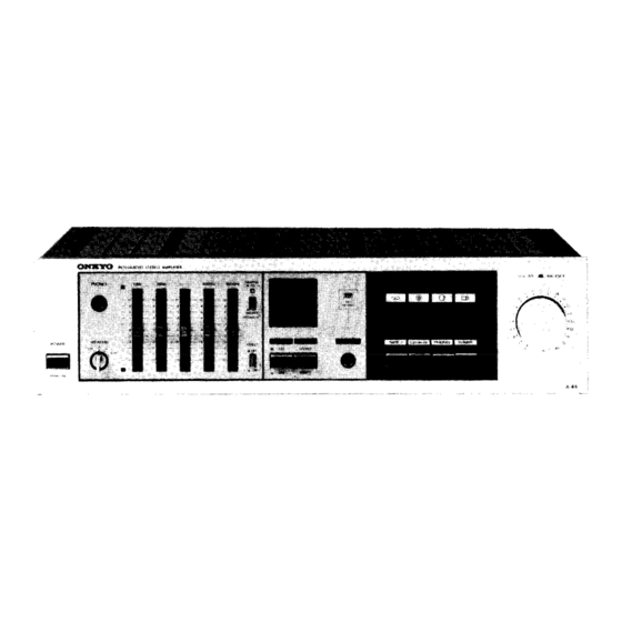 Onkyo A-44 Service Manual