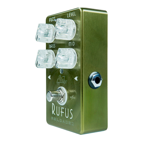Suhr RUFUS re loaded User Manual