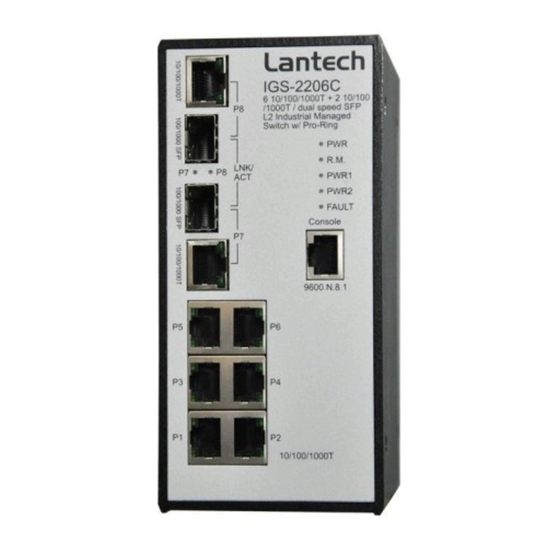 Lantech IGS-2206C Manuals