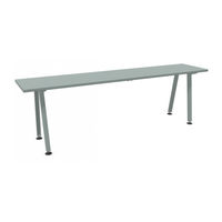 Extremis MARINA TABLE Assembly Instructions Manual
