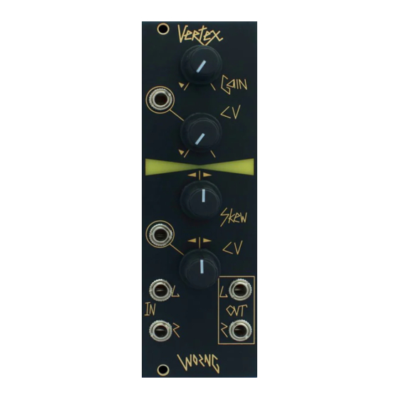 WORNG Electronics Vertex Manual