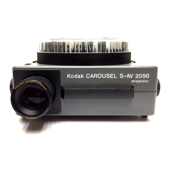 Kodak S-AV 2050 Maintenance Manual