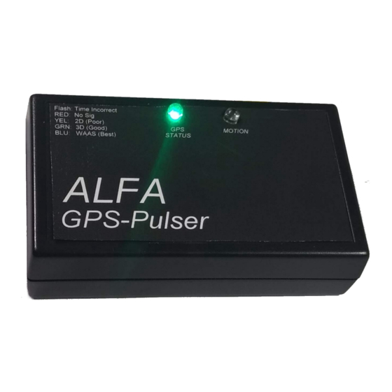 Small Systems Specialists ALFA GPS-Pulser Owner's Manual