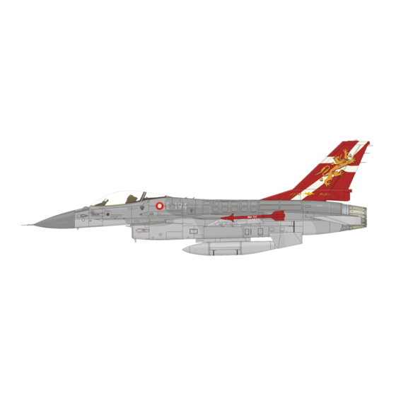 Eduard F-16AM S.A. Quick Start Manual