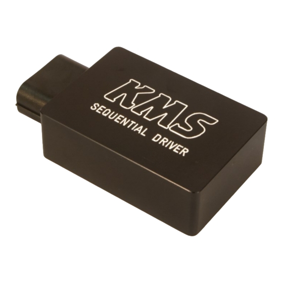 User Manuals: KMS Sequential driver Accessories