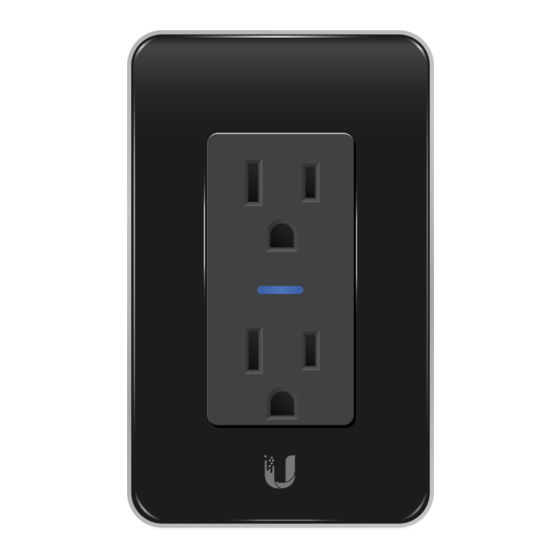 Ubiquiti mFi-MPW Manageable Outlet Manuals