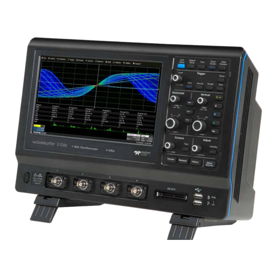 Teledyne Lecroy WaveSurfer 3104Z Getting Started Manual