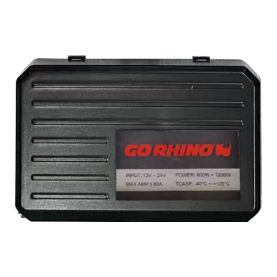 Go Rhino 758CHSCRGB Installation Instructions Manual