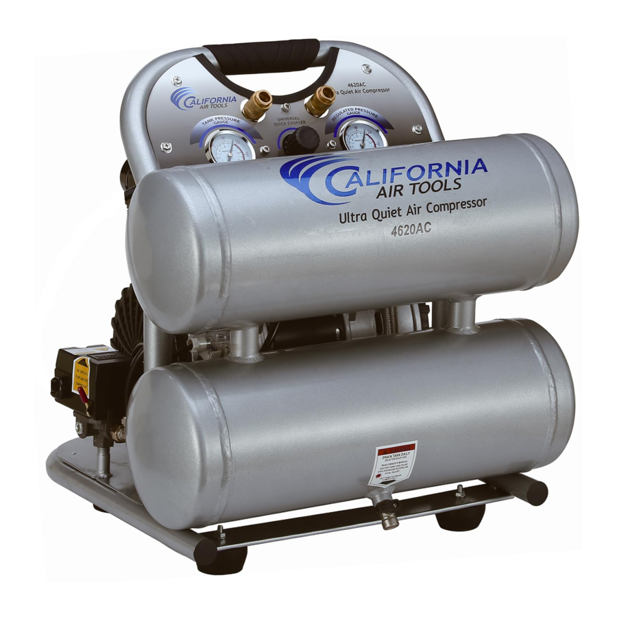 California Air Tools 4620AC - AIR COMPRESSOR Manual