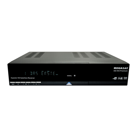 Megasat HD 910 PREMIUM User Manual