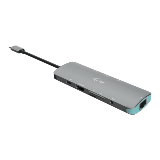 i-tec C31NANODOCKLANPD User Manual