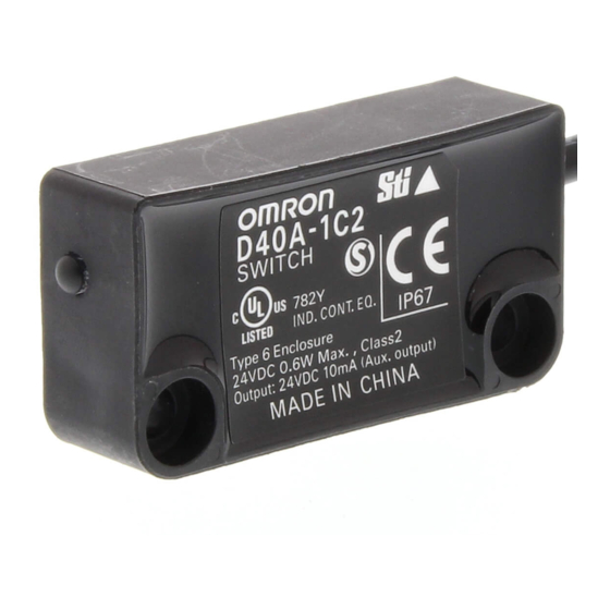 Omron G9SX Series Manual