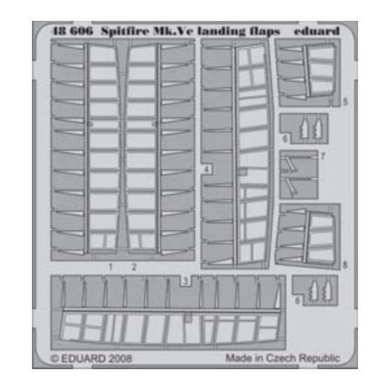 Eduard Spitfire Mk.Vc landing flaps Manual