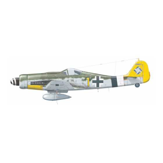 Eduard Fw-190D Acces and scribing templates Manual