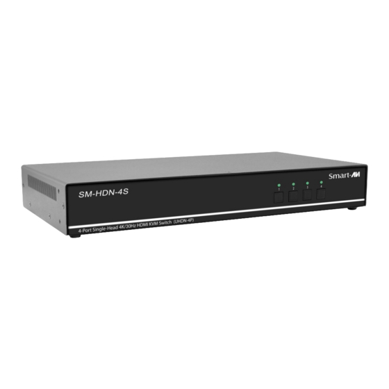 SMART-AVI SM-HDN-4S Manual
