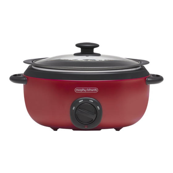 Morphy Richards Sear and Stew MRRSC65CR Manuals