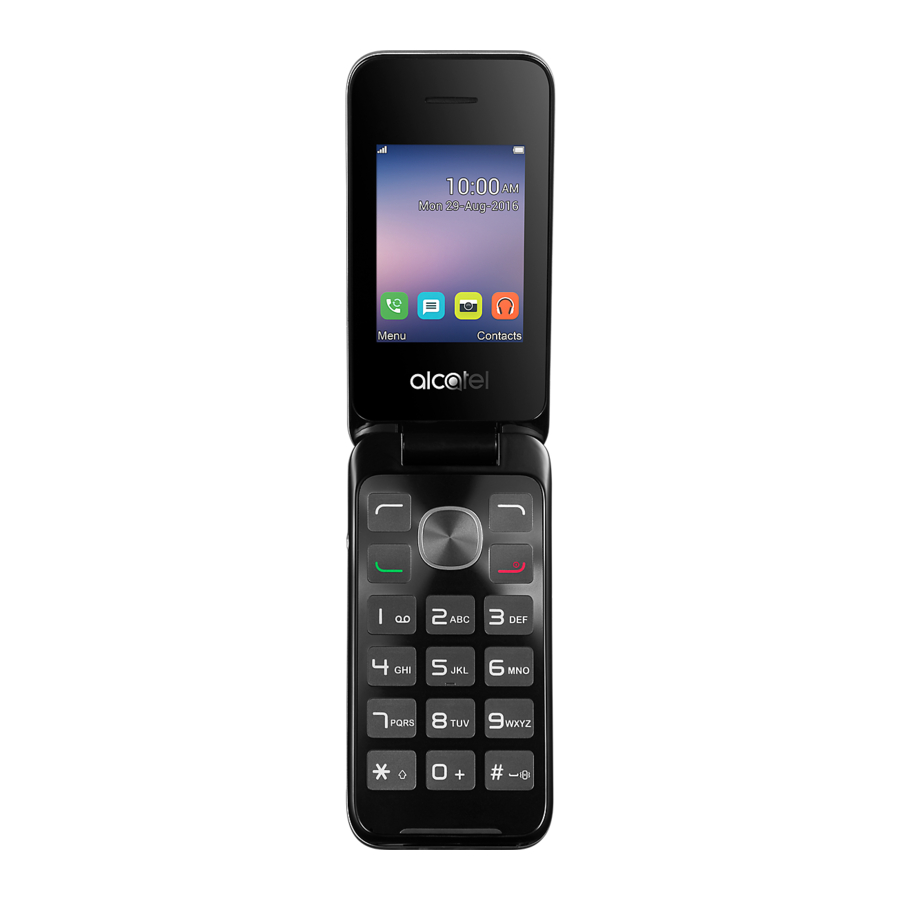Alcatel 2051X, 2051D - Cell Phone Quick Start Manual