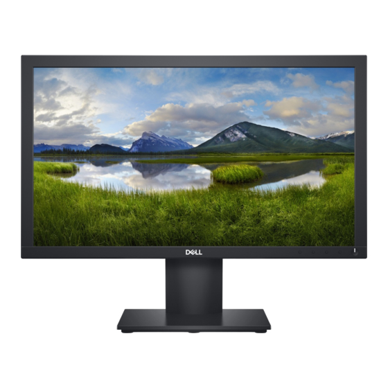 Dell E2020H User Manual
