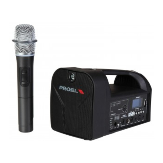 PROEL FREE5LT Manual