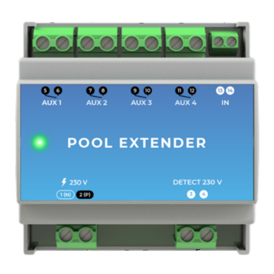 Solem MyIndygo POOL EXTENDER Quick Start Manual