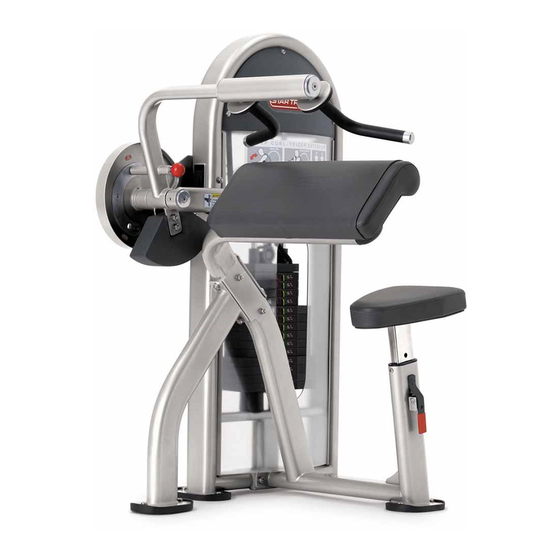 Star Trac BICEP TRICEP MACHINES Manuals