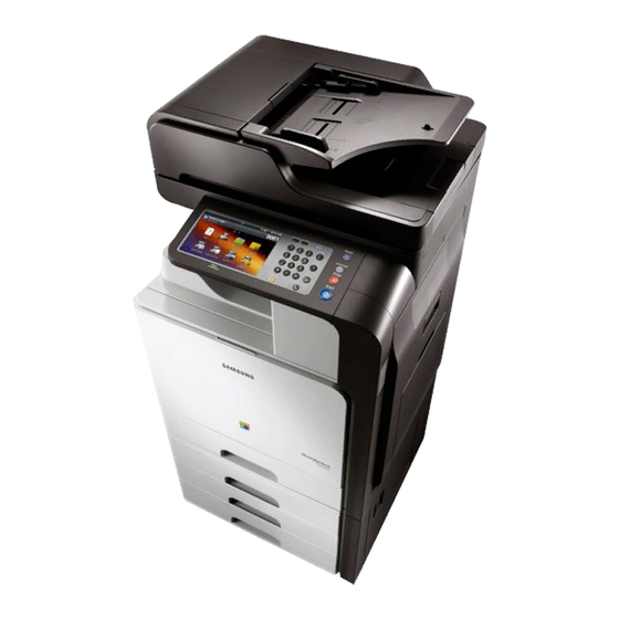 Samsung CLX-8650 series Service Manual
