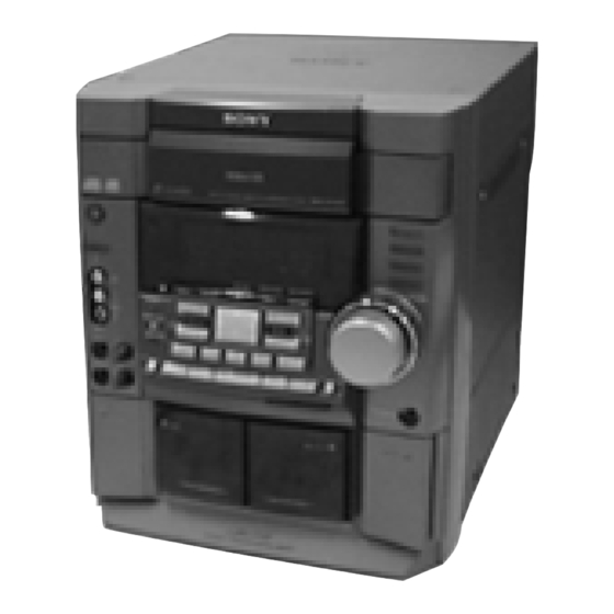 Sony HCD-VX333 Manuals