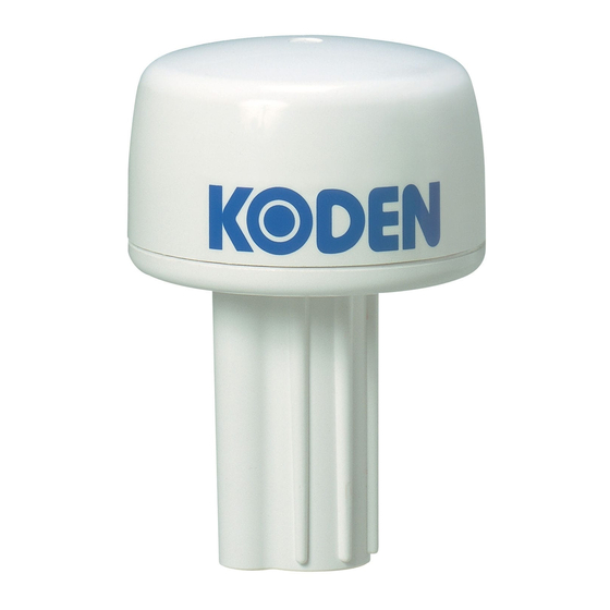 Koden GPS-20A MkII Installation Manual