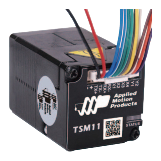 Applied Motion Products TSM11 Quick Setup Manual