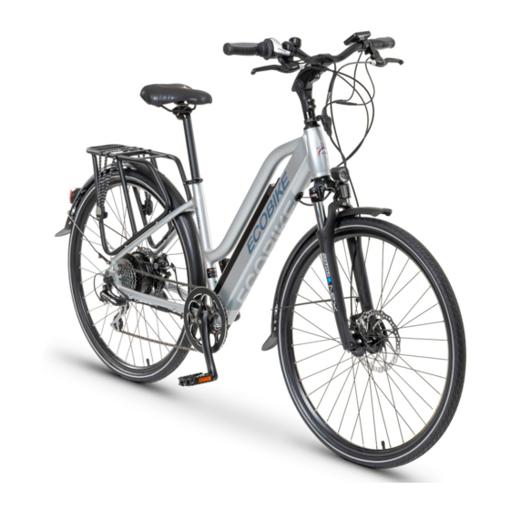 Ecobike LIVIGNO Original Instruction Manual