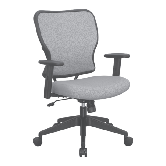 Office Star Products Space Seating 213-J11N1W Operating Instructions