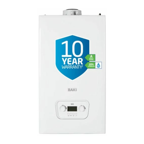 Baxi 800 Combi 2 Series Installation And Service Manual