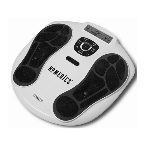 HoMedics Circulation Pro CB-200-CA Instruction Manual And  Warranty Information