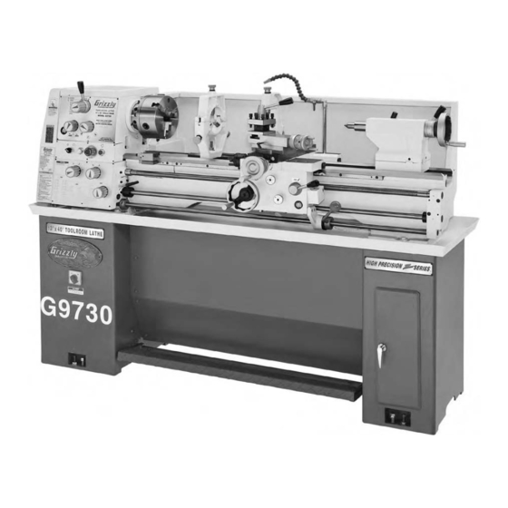 Grizzly G9730 Owner's Manual