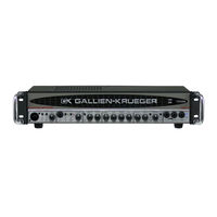 Gallien-Krueger 1001RB/210 Owner's Manual