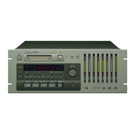 Tascam DA-88 Owner's Manual