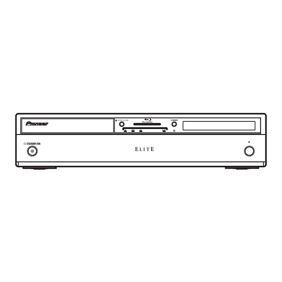 Pioneer BDP-HD1 Service Manual