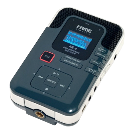 FAME hr-4 User Manual