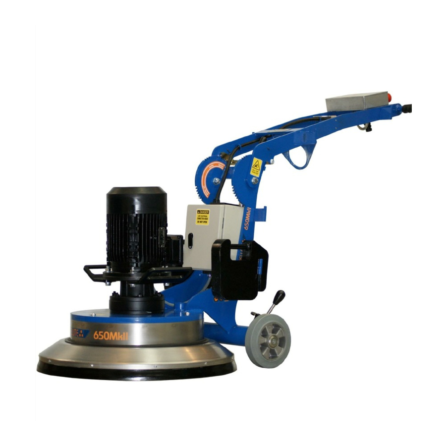 floorex SATELLITE 650 MkII Safety And Operators Manual & Parts Listing