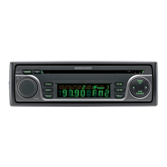 VDO CD 5206 X - 24V Specification Sheet