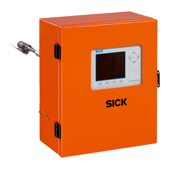 SICK ZIRKOR302 P Operating Instructions Manual