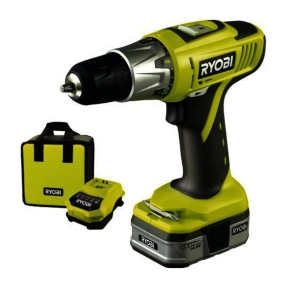 Ryobi LLCD1402 Manuals